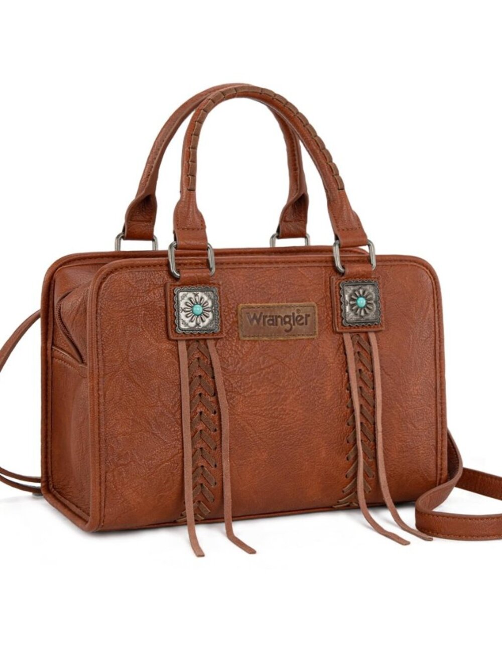 Wrangler Tote Bag for Women Crossbody Purse Fringe Western Purse Vintage Top
